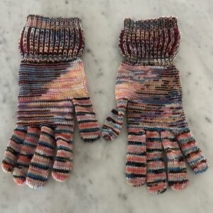 Missoni Collection Couture Cashmere/Wool multicolor Knit Gloves